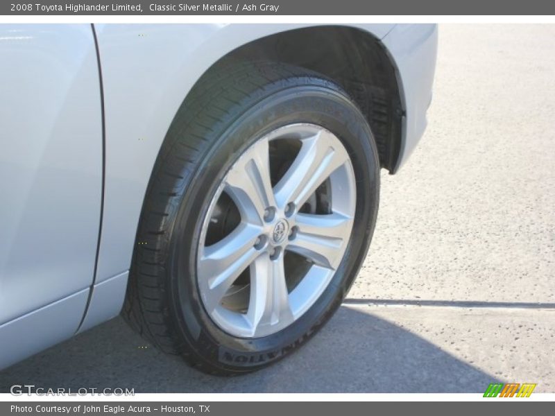 Classic Silver Metallic / Ash Gray 2008 Toyota Highlander Limited