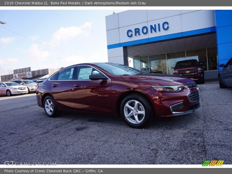 Butte Red Metallic / Dark Atmosphere/Medium Ash Gray 2016 Chevrolet Malibu LS