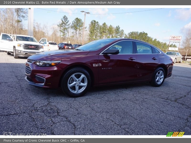 Butte Red Metallic / Dark Atmosphere/Medium Ash Gray 2016 Chevrolet Malibu LS
