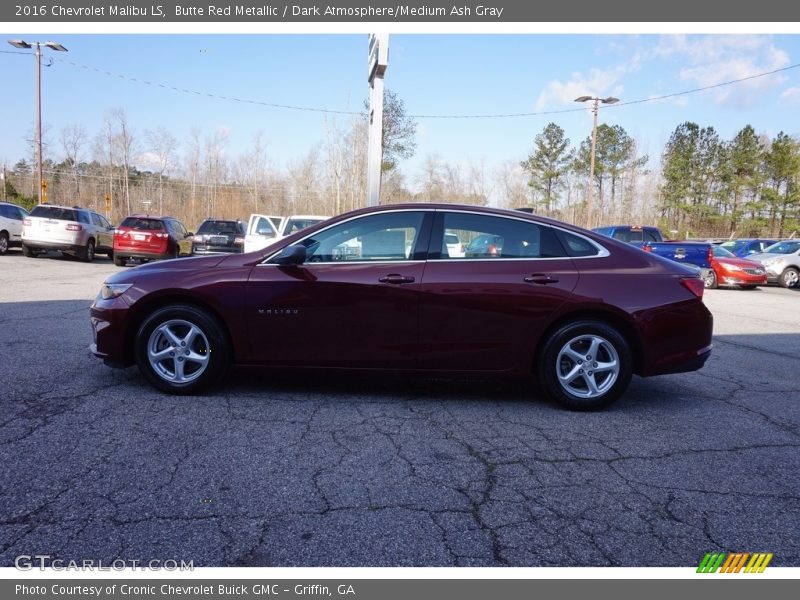 Butte Red Metallic / Dark Atmosphere/Medium Ash Gray 2016 Chevrolet Malibu LS