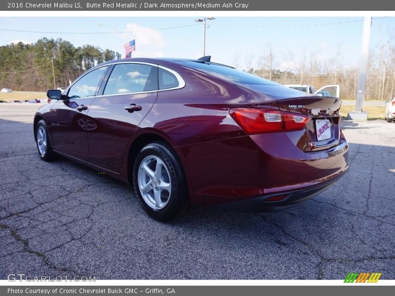 Butte Red Metallic / Dark Atmosphere/Medium Ash Gray 2016 Chevrolet Malibu LS