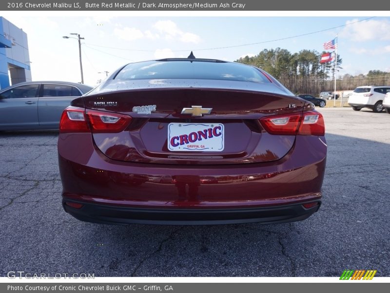 Butte Red Metallic / Dark Atmosphere/Medium Ash Gray 2016 Chevrolet Malibu LS