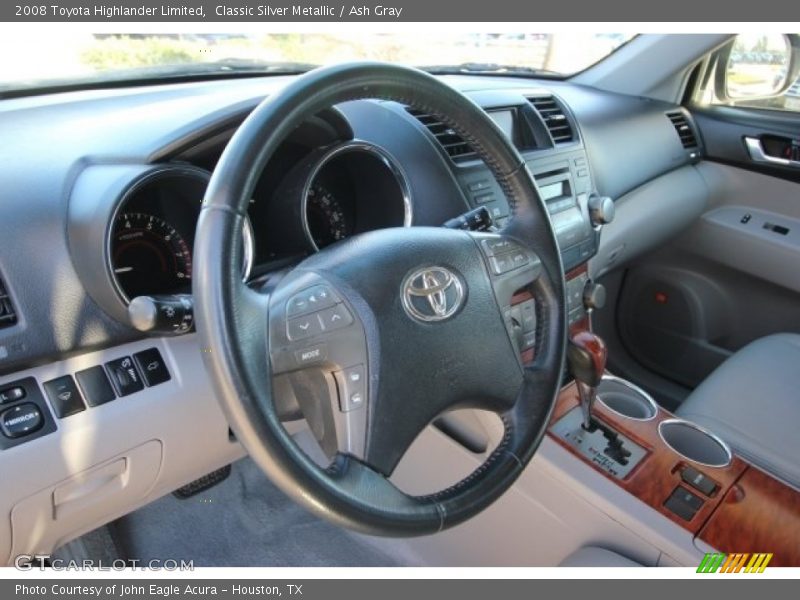 Classic Silver Metallic / Ash Gray 2008 Toyota Highlander Limited
