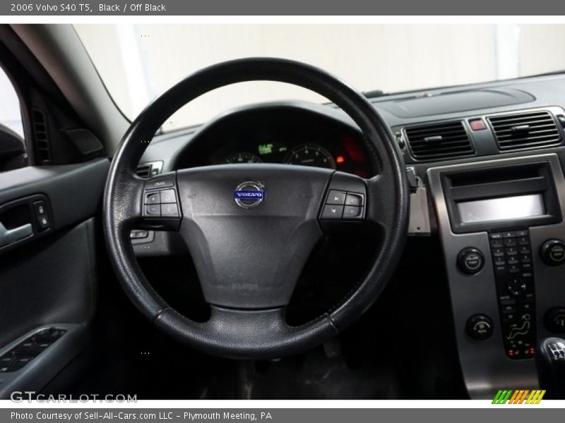 Black / Off Black 2006 Volvo S40 T5