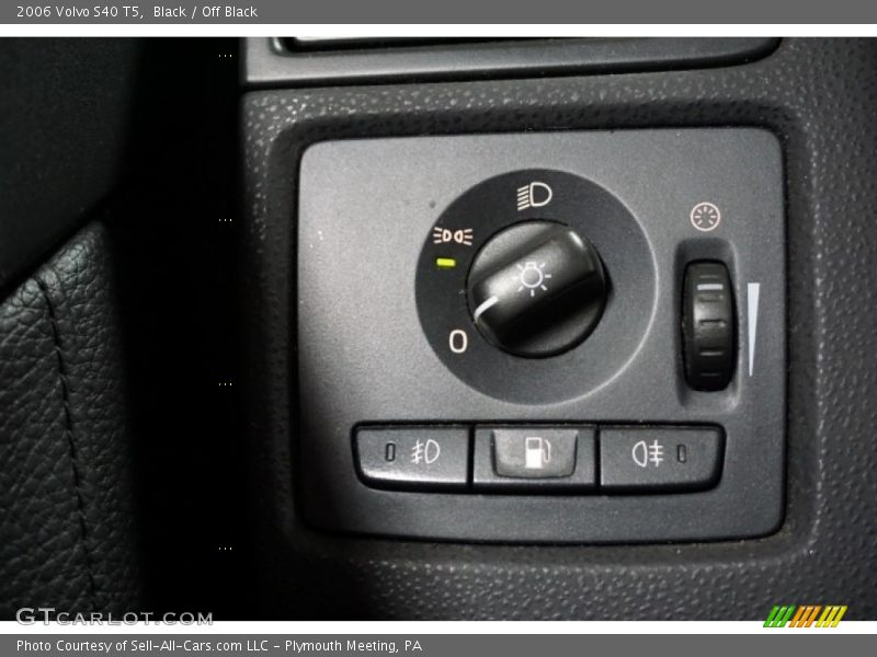 Black / Off Black 2006 Volvo S40 T5