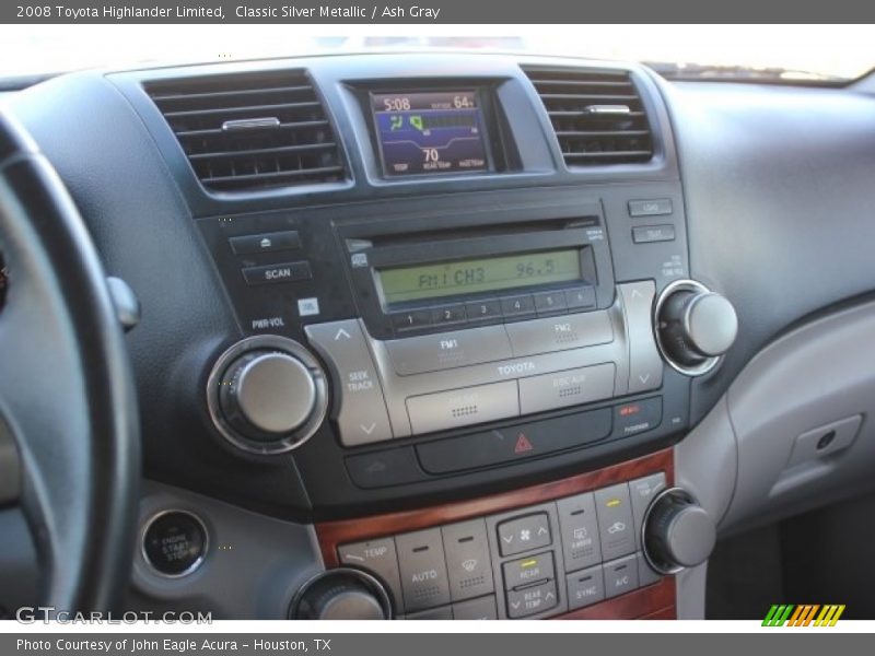 Classic Silver Metallic / Ash Gray 2008 Toyota Highlander Limited