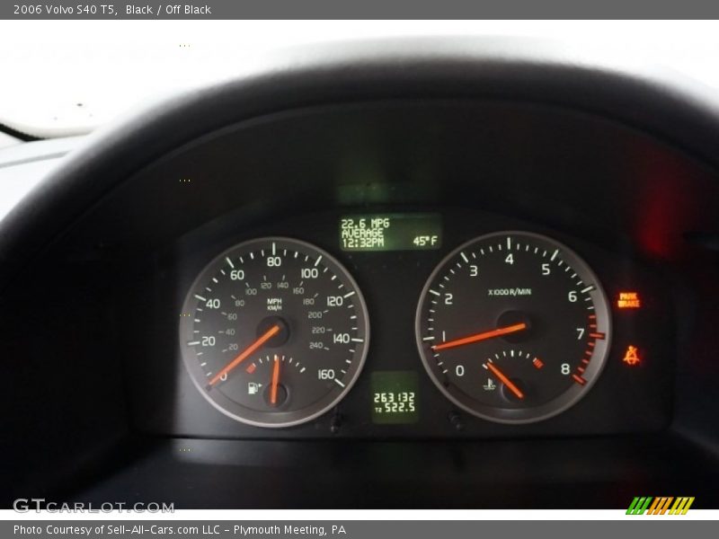 Black / Off Black 2006 Volvo S40 T5