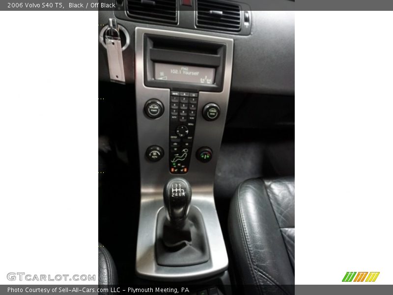 Black / Off Black 2006 Volvo S40 T5