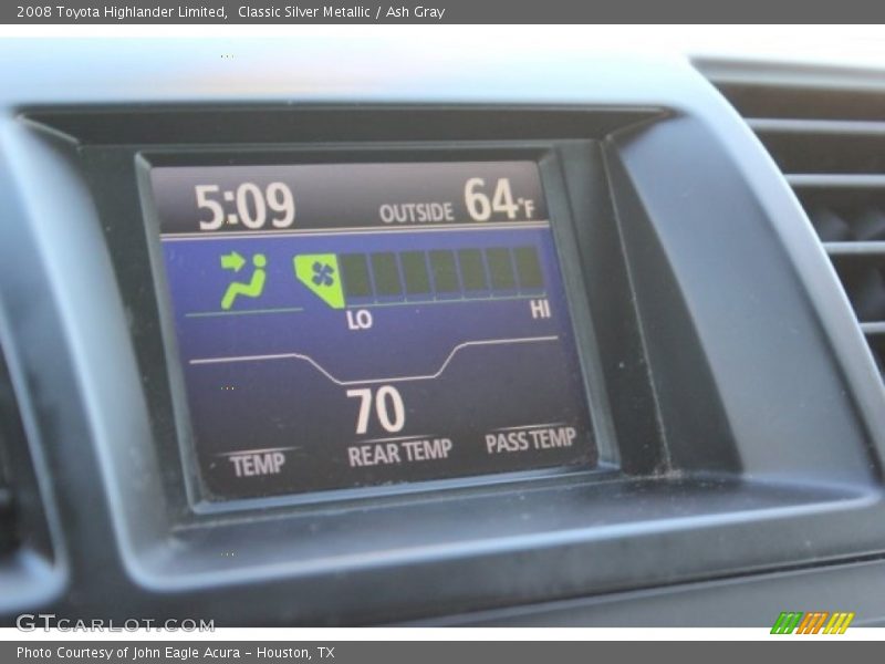 Classic Silver Metallic / Ash Gray 2008 Toyota Highlander Limited