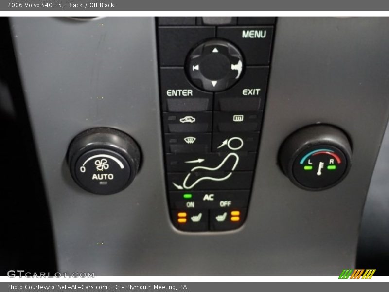 Black / Off Black 2006 Volvo S40 T5