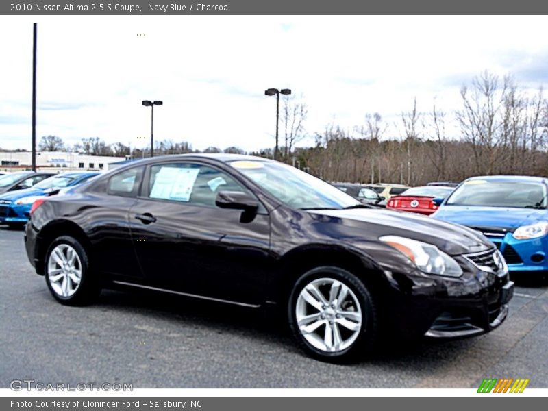 Navy Blue / Charcoal 2010 Nissan Altima 2.5 S Coupe