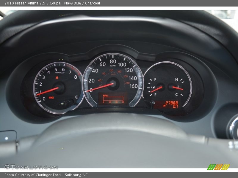 Navy Blue / Charcoal 2010 Nissan Altima 2.5 S Coupe