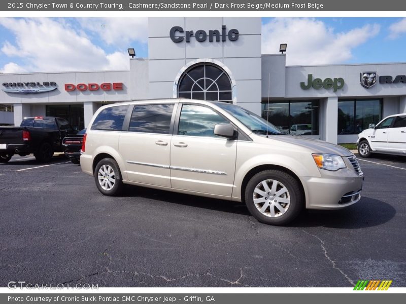 Cashmere/Sandstone Pearl / Dark Frost Beige/Medium Frost Beige 2015 Chrysler Town & Country Touring