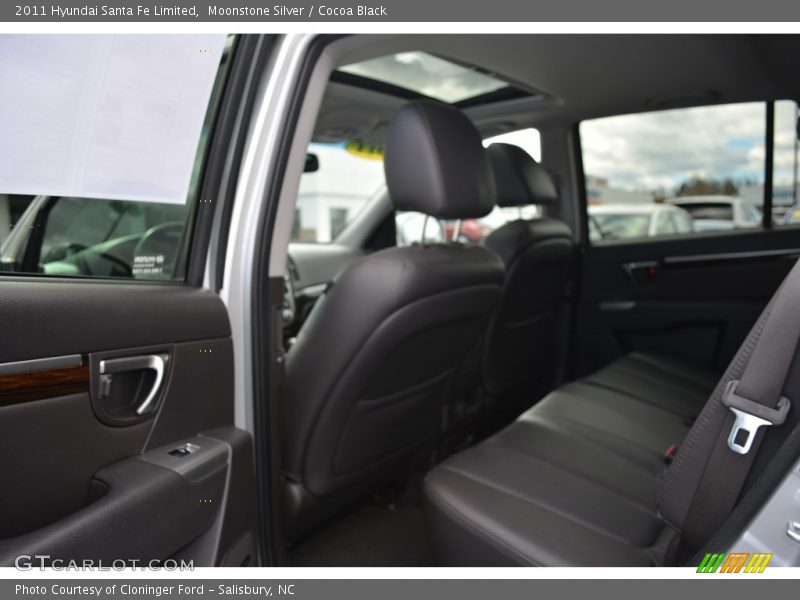 Moonstone Silver / Cocoa Black 2011 Hyundai Santa Fe Limited