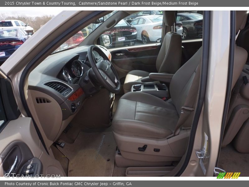 Cashmere/Sandstone Pearl / Dark Frost Beige/Medium Frost Beige 2015 Chrysler Town & Country Touring