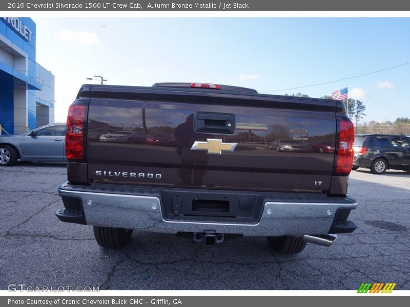 Autumn Bronze Metallic / Jet Black 2016 Chevrolet Silverado 1500 LT Crew Cab