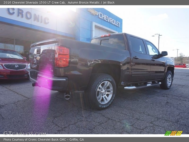 Autumn Bronze Metallic / Jet Black 2016 Chevrolet Silverado 1500 LT Crew Cab