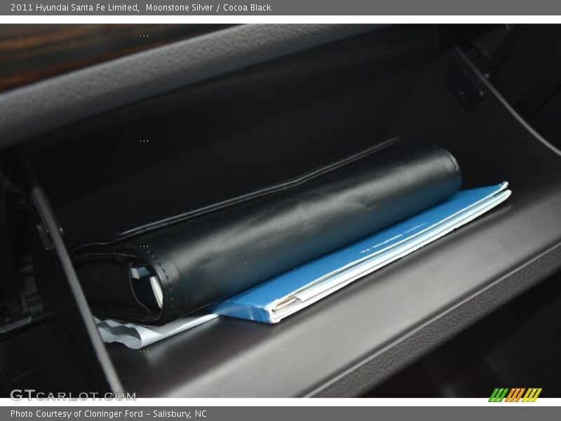 Moonstone Silver / Cocoa Black 2011 Hyundai Santa Fe Limited