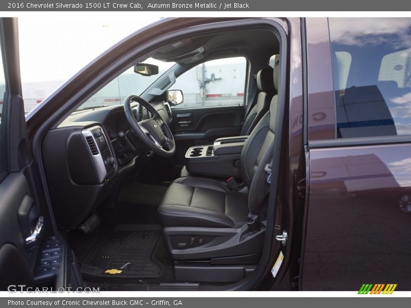 Autumn Bronze Metallic / Jet Black 2016 Chevrolet Silverado 1500 LT Crew Cab