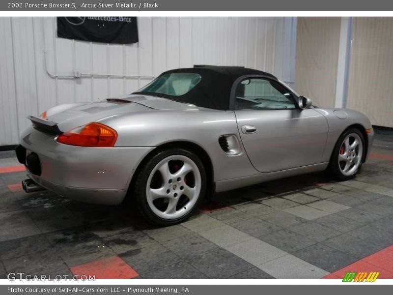 Arctic Silver Metallic / Black 2002 Porsche Boxster S