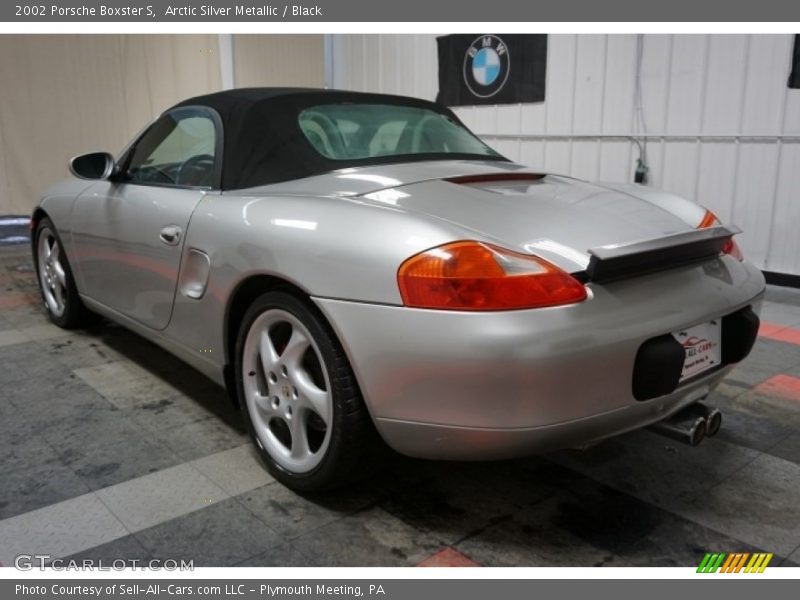 Arctic Silver Metallic / Black 2002 Porsche Boxster S