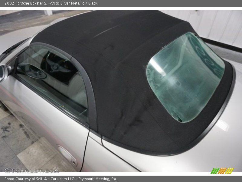 Arctic Silver Metallic / Black 2002 Porsche Boxster S