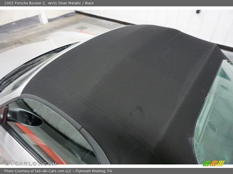 Arctic Silver Metallic / Black 2002 Porsche Boxster S