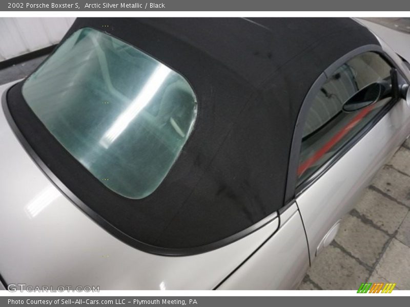 Arctic Silver Metallic / Black 2002 Porsche Boxster S
