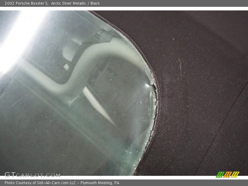 Arctic Silver Metallic / Black 2002 Porsche Boxster S
