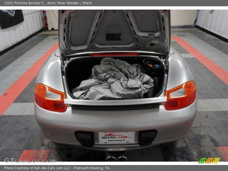 Arctic Silver Metallic / Black 2002 Porsche Boxster S