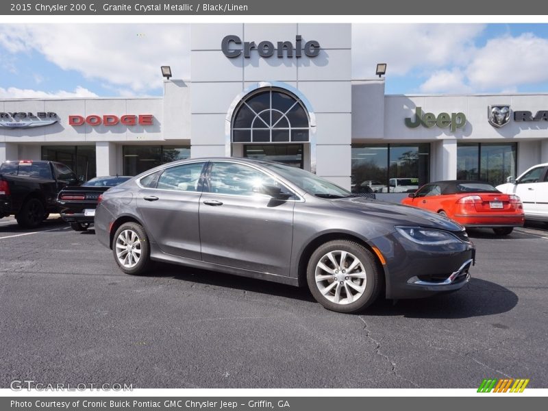 Granite Crystal Metallic / Black/Linen 2015 Chrysler 200 C