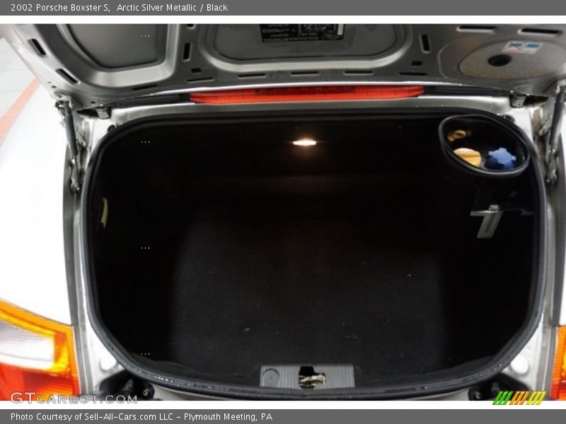 Arctic Silver Metallic / Black 2002 Porsche Boxster S