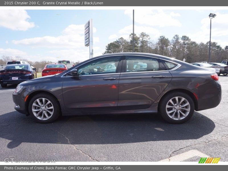 Granite Crystal Metallic / Black/Linen 2015 Chrysler 200 C