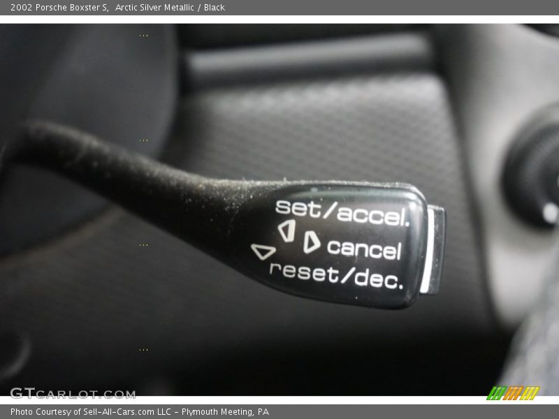 Arctic Silver Metallic / Black 2002 Porsche Boxster S