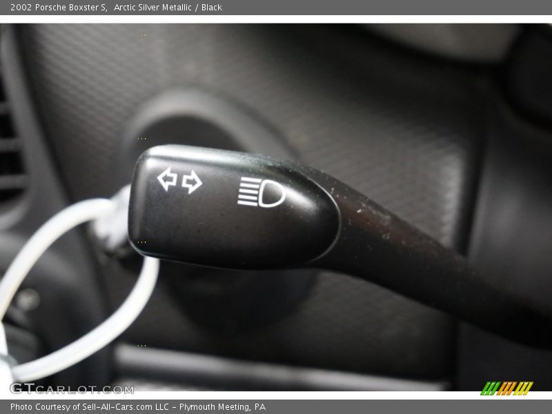 Arctic Silver Metallic / Black 2002 Porsche Boxster S