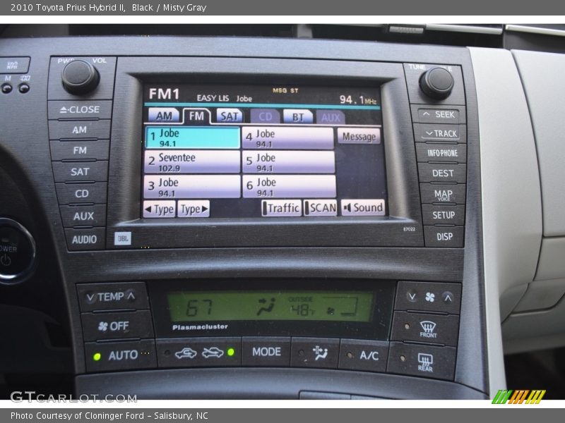 Black / Misty Gray 2010 Toyota Prius Hybrid II