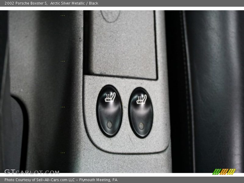 Arctic Silver Metallic / Black 2002 Porsche Boxster S