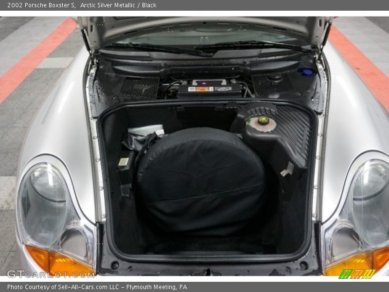 Arctic Silver Metallic / Black 2002 Porsche Boxster S