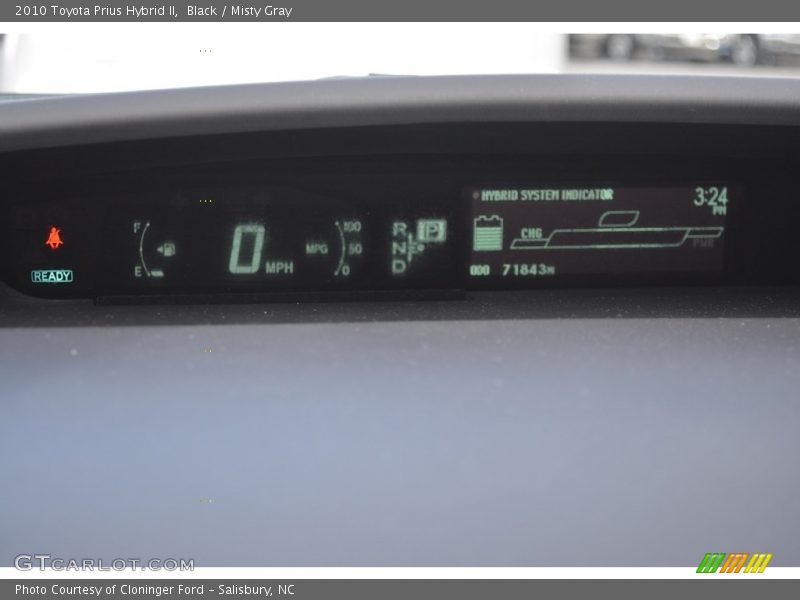 Black / Misty Gray 2010 Toyota Prius Hybrid II