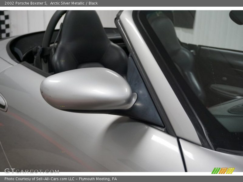 Arctic Silver Metallic / Black 2002 Porsche Boxster S