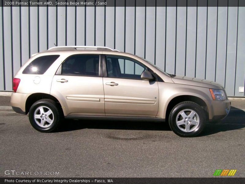 Sedona Beige Metallic / Sand 2008 Pontiac Torrent AWD