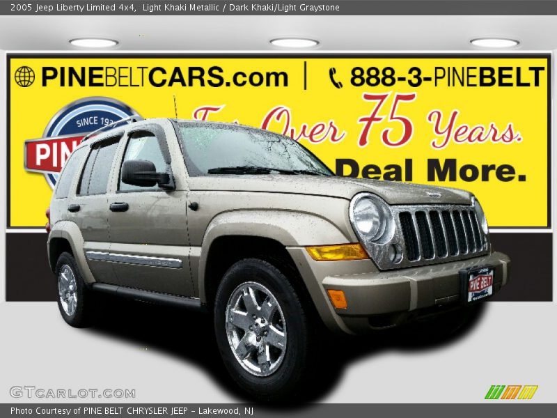Light Khaki Metallic / Dark Khaki/Light Graystone 2005 Jeep Liberty Limited 4x4