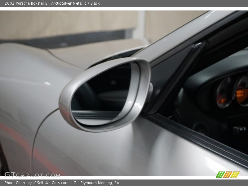 Arctic Silver Metallic / Black 2002 Porsche Boxster S