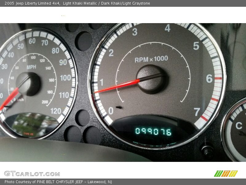 Light Khaki Metallic / Dark Khaki/Light Graystone 2005 Jeep Liberty Limited 4x4