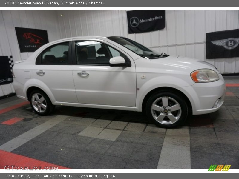 Summit White / Charcoal 2008 Chevrolet Aveo LT Sedan