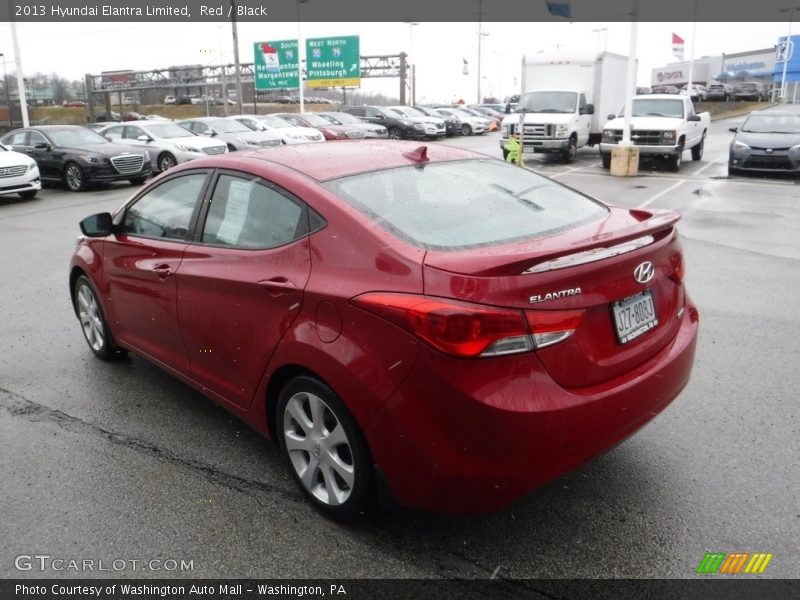 Red / Black 2013 Hyundai Elantra Limited