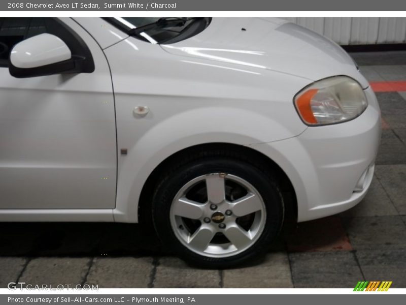 Summit White / Charcoal 2008 Chevrolet Aveo LT Sedan