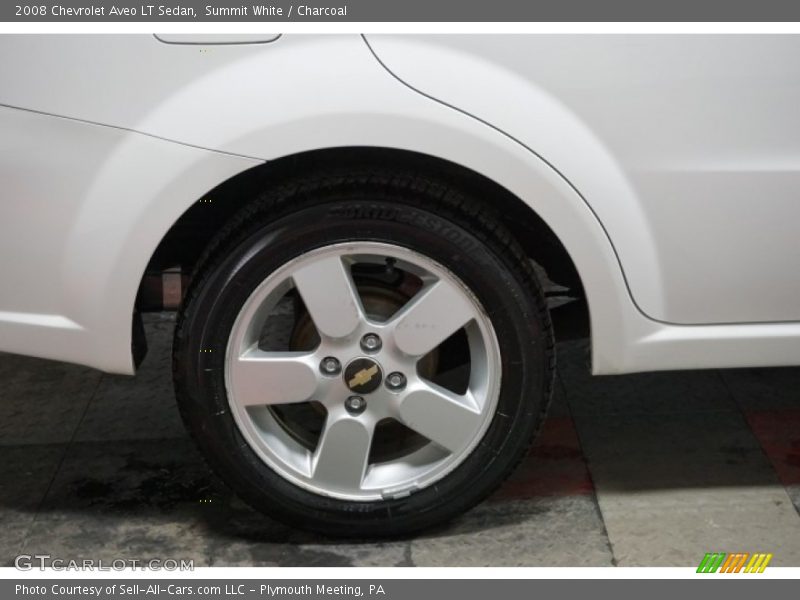 Summit White / Charcoal 2008 Chevrolet Aveo LT Sedan