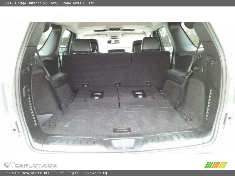 Stone White / Black 2012 Dodge Durango R/T AWD
