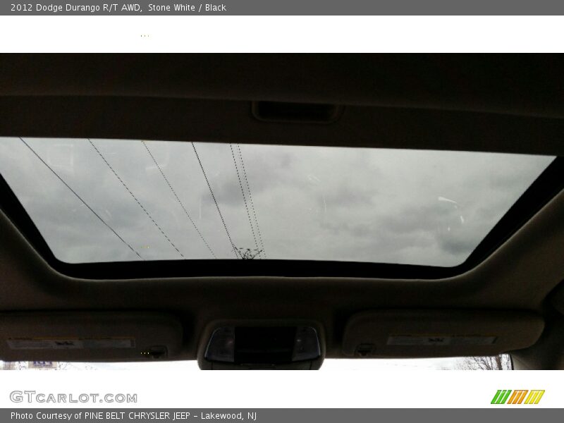 Stone White / Black 2012 Dodge Durango R/T AWD